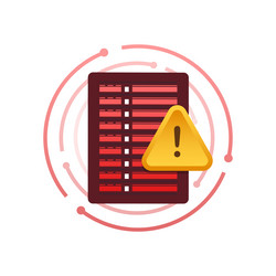 404 page not found website error icon vector image