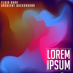 dark fluid gradient background design abstract vector image
