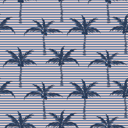 Retro Palm Tree Pattern vector image