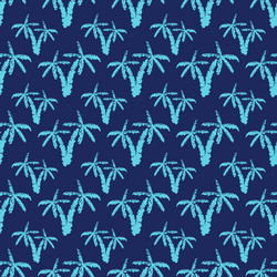 seamless pattern background with hand drawn palm vector image