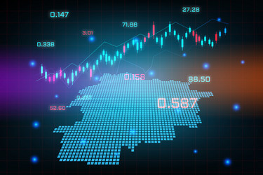 Stock market background or forex trading business vector