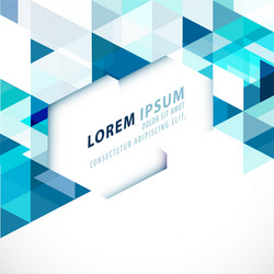 modern geometrical abstract background and space vector image