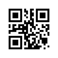 qr code icon template of quick response matrix vector image