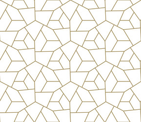 seamless pattern with abstract geometric line vector image