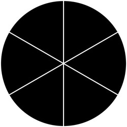 segmented circle pie graph chart infographics vector image