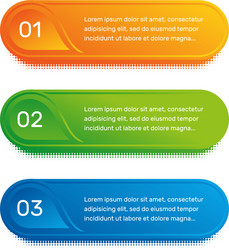 Layout workflow outline colorful menu for app vector