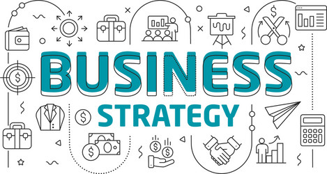 linear slide for the presentation vector image