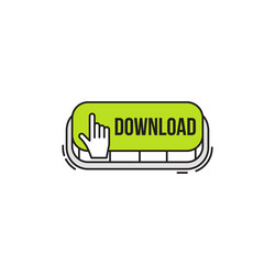mouse cursor click vector image