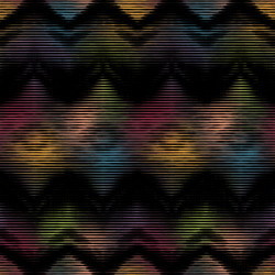 Diamond ikat fuzzy blurry seamless pattern swatch vector