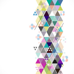abstract colorful and creative geometric vector image