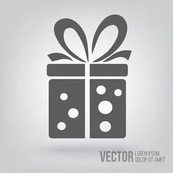 Icons gift vector