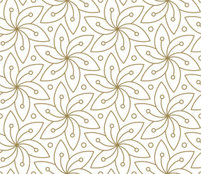 seamless pattern with abstract geometric line vector image