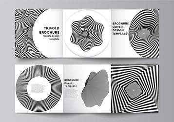 minimal editable layout square format vector image