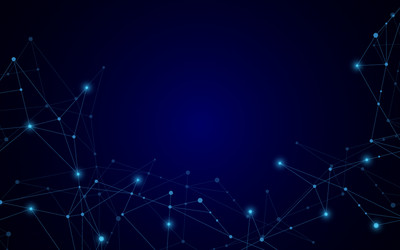 abstract connection background with lines and dots vector image