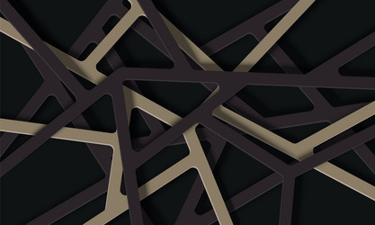 technology line overlapping with shadows vector image
