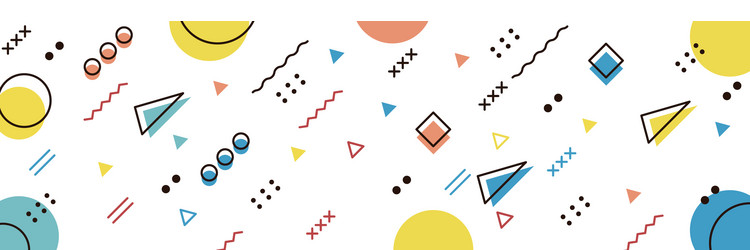 abstract background with different geometric vector image