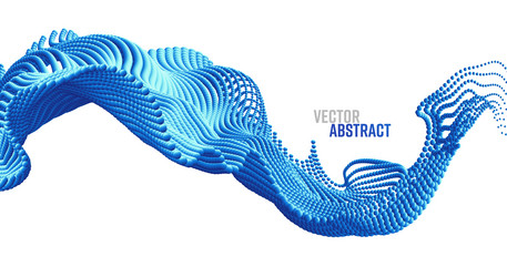background with abstract big data splash 3d vector image