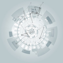 cover design on white backdrop light connection vector image