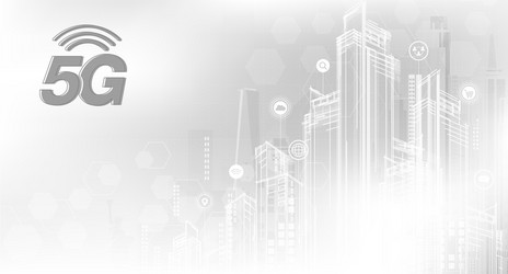 5g network wireless internet wi-fi connection vector image