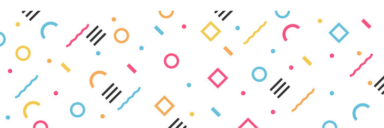 abstract background with different geometric vector image