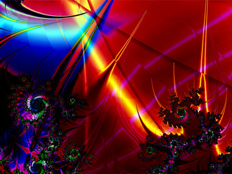 abstract bright multicolor linear pattern color vector image