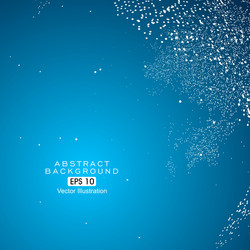 dots three-dimensional map of the world abstract vector image