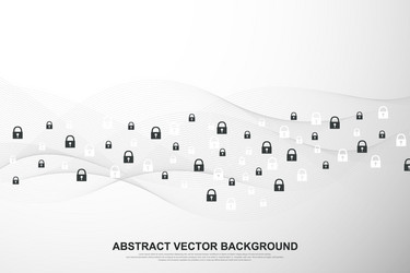 global network connection background cyber vector image