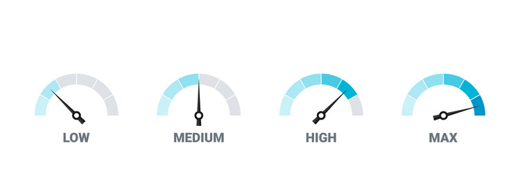 Low Medium High Risk Vector Images (over 460)