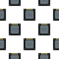 modern multicore cpu pattern flat vector image