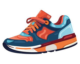 Blue Tennis Shoes Vector Images (over 250)