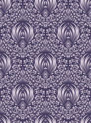 damask seamless pattern repeating background vector image