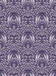 Damask seamless pattern repeating background vector