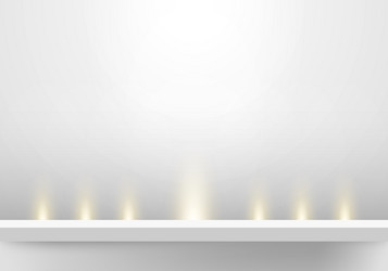 3d realistic minimal scene empty background white vector image