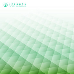 abstract geometric hexagon pattern perspective vector image