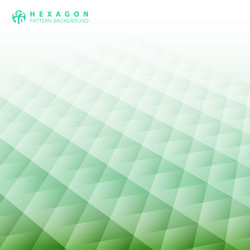 abstract geometric hexagon pattern perspective vector