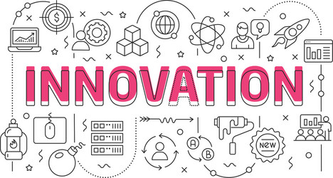 linear slide for the presentation vector image
