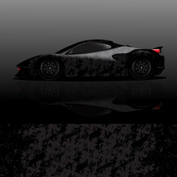 Abstract Car Wrap Patterns vector image