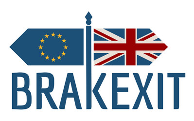 britain exit from european union relative image vector image