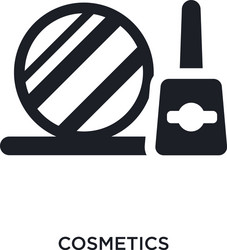 cosmetics isolated icon simple element from vector image