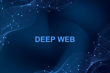 Futuristic Blockchain Network vector image