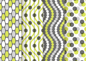 geometric pattern set simple minimal olive vector image