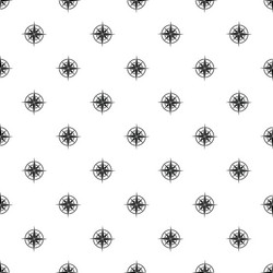 sign of compass pattern simple style vector image