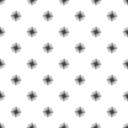 Sign of compass pattern simple style vector