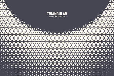 Triangular halftone pattern geometric technology vector