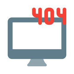 unexpected issue causing desktop system vector image