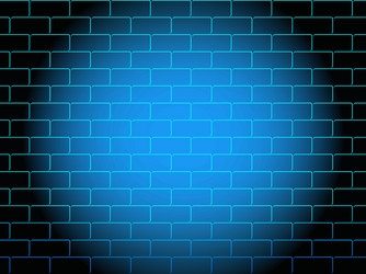 Brick wall vector