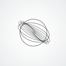 modern web template for concept design abstract vector image