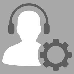 operator configuration icon vector image