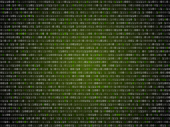 Repeating Binary Code Background vector image