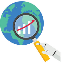 artificial intelligence help to analyse data make vector image